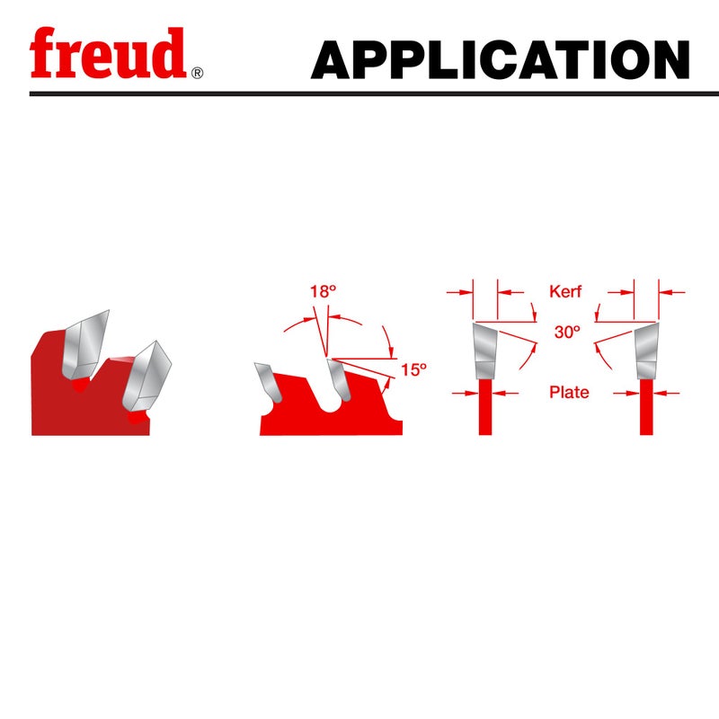 freud شفرة منشار فريد 10" رفيعة الحافة من الجيل التالي بريمير فيوجن للاستخدام العام مع كربيد تيكو عالي الكثافة - مثالية للقطع العرضي والطولي، 40 سن، تصميم سن فيوجن تريو - P410T - Image 4